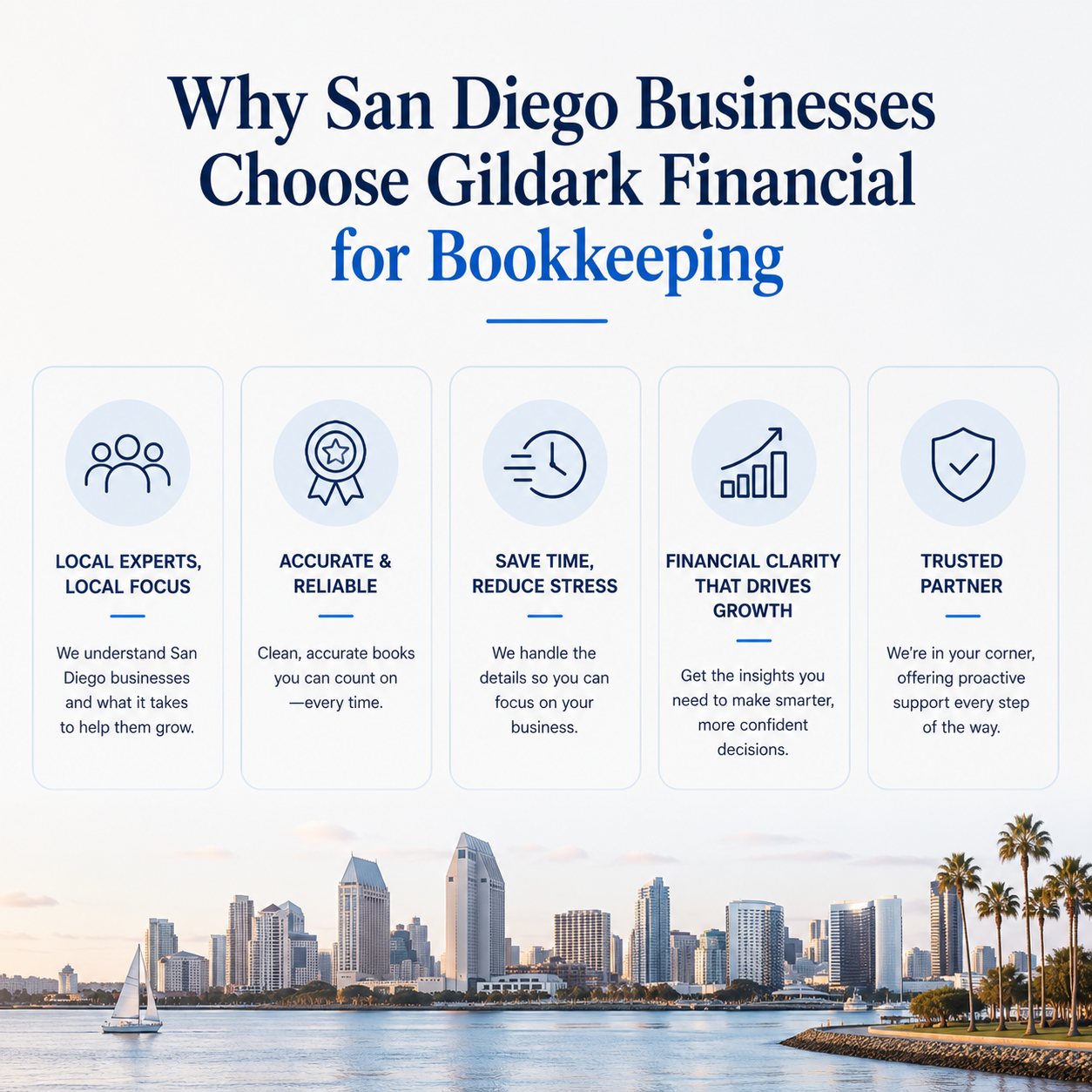 Why San Diego Businesses Choose Gildark Financial for Bookkeeping